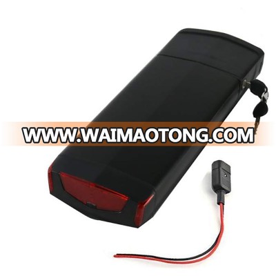 Manufacture 48V 12.5ah E-Bike Battery Rechargeable Rear Rack Bicycle 18650 Lithium Battery Pack